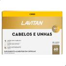 Cabelos e Unhas Biotina Zinco Selenio 60 Capsulas Lavitan