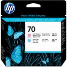 Cabezal de impresión HP 70 Magenta Claro y Cian Claro C9405A para DesignJet