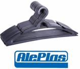 Cabide Adulto Preto kit 100 Cabides Organizar Roupas - Aleplas