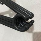 Cabide argola adulto preto 50 unidades