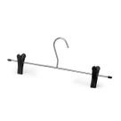 Cabide Com Presilha Adulto Saia Calça Bermuda Vestido Metal Cromado Organizador Roupas Reforçado