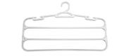Cabide Cristal para Calças 3 Divisórias Reforçado Organiza Closet Luxo Cabide Cristal para Calças 3 Divisórias Reforçado Organiza Closet Luxo