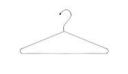 Cabide Cromado Infantil 3 mm 15 x 30 cm Cabide Cromado Infantil 3 mm 15 x 30 cm