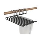 Cabide De Calças Metálico Em Forma De Z, Economizador De Espaço, 10 Peças, Armazenamento Cabide De Calças Metálico Em Forma De Z, Economizador De Espaço, 10 Peças, Armazenamento