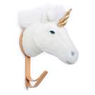 Cabide de Madeira com Cabeça de Pelúcia Unicórnio Wild & Soft