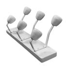 Cabide de madeira para parede ou porta com 3 ganchos cabideiro organizador de roupas ou acessórios.