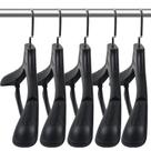 Cabide de roupas DEDU, pacote com 30, extra largo, 45 cm, preto