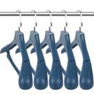 Cabide de roupas DEDU Suit Hangers, pacote com 15, azul, 45 cm de largura