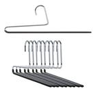 Cabide de roupas MAWA Reverse Hook Trouser Series, conjunto de 10