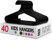 Cabide de roupas Utopia Home Kids 28 cm, plástico, pacote com 40