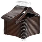 Cabide de roupas Utopia Home Wooden, pacote com 30 ganchos giratórios Cabide de roupas Utopia Home Wooden, pacote com 30 ganchos giratórios