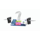Cabide de Saia e Shorts Cromado Organização Roupa Armario - Kit com 3 unidades Cabide de Saia e Shorts Cromado Organização Roupa Armario - Kit com 3 unidades