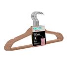 Cabide de Veludo Infantil Bege 28cm My Closet Ordene 6 Unidades