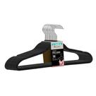Cabide de Veludo Preto 42cm My Closet Ordene 10 Unidades Cabide de Veludo Preto 42cm My Closet Ordene 10 Unidades