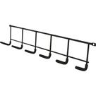 Cabide doméstico Crawford CMHD-6 6 gancho preto 39 cm Cabide doméstico Crawford CMHD-6 6 gancho preto 39 cm