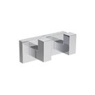 Cabide Duplo Deca Quadratta 2062.C83 Cromado Cabide Duplo Deca Quadratta 2062.C83 Cromado