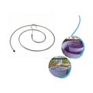 Cabide Espiral Aco Inox 45CM X 0,8CM X 15CM