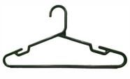 Cabide Fixo Fino Cavado Preto