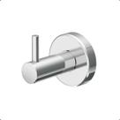 Cabide Gancho Aço Inox e Metal Prata Alto Brilho Modelo Athenas
