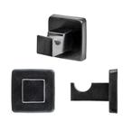 Cabide individual quadrado - lucca black 2060