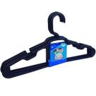 Cabide Infantil 5 Pçs Preto Reforçado 28x14cm REF060 Trioplast