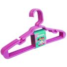 Cabide Infantil 5 Pçs Rosa Reforçado 28x14cm Trioplast