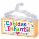 Cabide Infantil de Acrílico Transparente Kit com 30 unidades Cabide Infantil de Acrílico Transparente Kit com 30 unidades