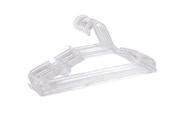 Cabide Infantil de Acrílico Transparente Kit com 50 unidades