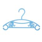 Cabide Infantil Elefante Azul Claro Clingo Kit 6 Unidades