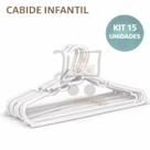Cabide Infantil Kit 15 Unidades Baby Plastico Reforçado Para Roupas Bebe Criança - Cabide Infantil Kit 15 Unidades Baby Plastico Reforçado Para Roupas Bebe Criança -
