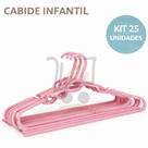 Cabide Infantil Kit 25 Unidades Baby Plastico Reforçado Para Roupas Bebe Criança - Cabide Infantil Kit 25 Unidades Baby Plastico Reforçado Para Roupas Bebe Criança -