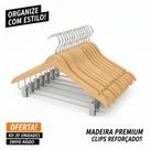 Cabide Madeira Marfim 20 Unidades Presilha Atacado Fukuyama Cabide Madeira Marfim 20 Unidades Presilha Atacado Fukuyama