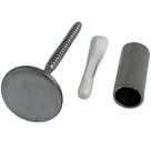Cabide Multiuso Pino 2cm Cromado para Espelho de Parede Duler Minimalista Cabide Multiuso Pino 2cm Cromado para Espelho de Parede Duler Minimalista