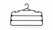 Cabide para Calças 3 Divisórias Reforçado Organiza Closet Luxo Cabide para Calças 3 Divisórias Reforçado Organiza Closet Luxo