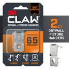 Cabide para fotos de drywall 3M CLAW Silver contém 29,48 kg