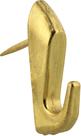 Cabide para fotos Hillman 122206 Push Pin Brass 10 libras, pacote 5