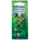 Cabide para fotos Hillman Brass Finish Steel 14 kg, pacote com 6