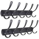 Cabide para montagem em parede SKOLOO Modern Metal com 5 ganchos, pacote com 2
