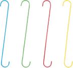 Cabide para plantas Panacea S-Hook em aço galvanizado 18 cm