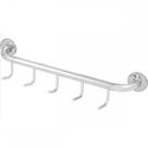 Cabide Parede Quintuplo 5 Ganchos 30cm