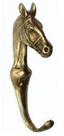 Cabide Pendurador Para Parede Pescoço Cavalo Em Bronze