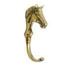 cabide pendurador pescoço cavalo em bronze parede e porta