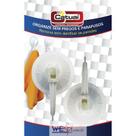 Cabide plastico com ventosa 2 peças catuai