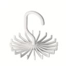 Cabide Plástico Giratório Para Gravatas Cor Branco Ordene Cabide Plástico Giratório Para Gravatas Cor Branco Ordene