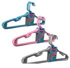 Cabide plastico infantil com 3 unidades Cabide plastico infantil com 3 unidades