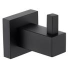 Cabide Simples Porta Toalhas Roupas Gancho Suporte Parede Preto Fosco Metal Premium Cabide Simples Porta Toalhas Roupas Gancho Suporte Parede Preto Fosco Metal Premium