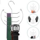 Cabide Suporte para Cinto e Gravata Cromado Kit com 12 Unidades Plug Lar Organização com estilo e praticidade para seu armário