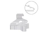 Cabide Tradicional Fino Transparente C/100 Unids