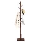 Cabide VASAGLE Solid Wood Free Standing Dark Walnut