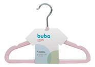 Cabide Veludo Infantil 5 Unidades Rosa 10639 Buba
